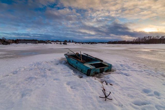 Так виглядає дивовижне замерзле Біле море - фото 311280