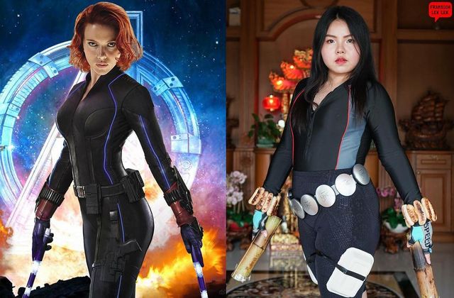 В образі Наташі Романової/Чорної вдови з коміксів - фото 311498