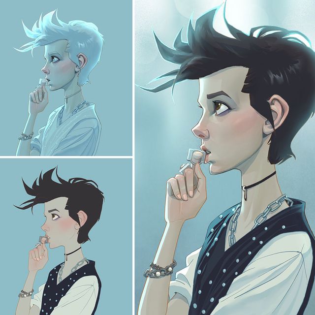 Від Lady Gaga до Меган Маркл: художник перетворює зірок у персонажів мультиків - фото 311730