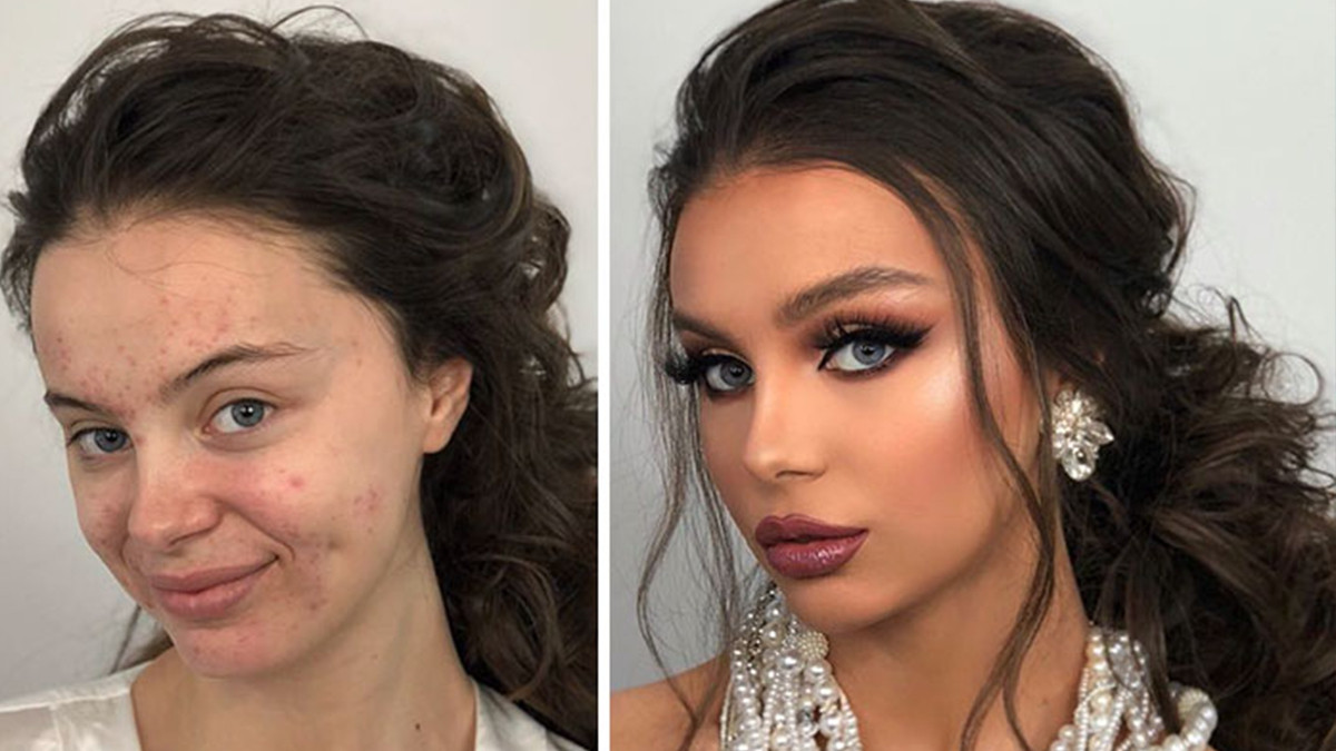 Наречених показали до і після макіяжу - фото 1