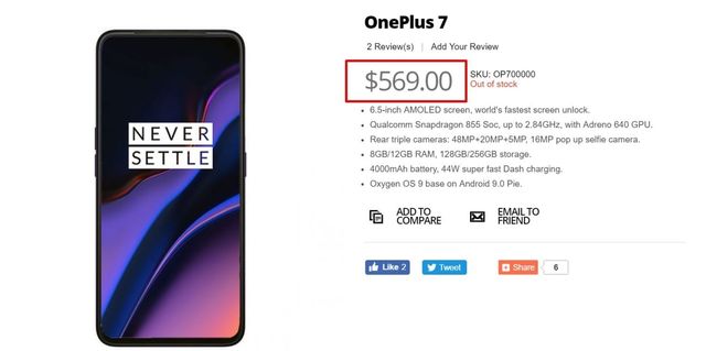 Ціна OnePlus 7 розчарувала фанатів убивці флагманів - фото 312940