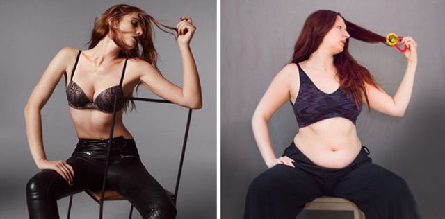 Матуся повторила фото моделей Victoria’s Secret, і ось що вийшло - фото 313220