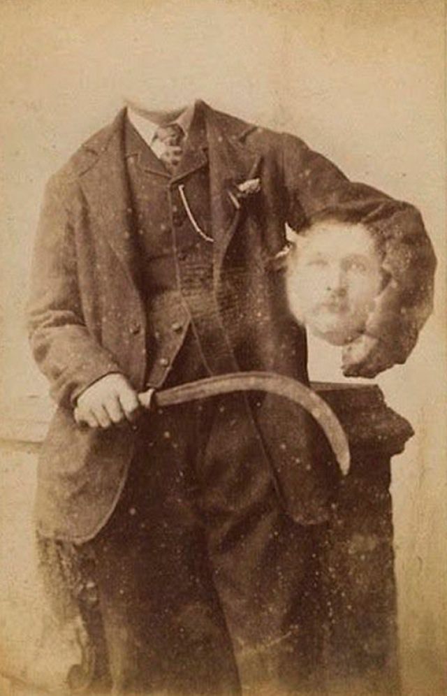 Не фотошоп: безголові фотографії XIX століття - фото 314180