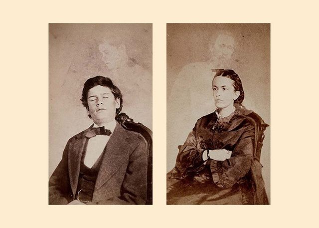 Геррод і 'привид'. Фанні Конант з 'привидом' брата. - фото 314512
