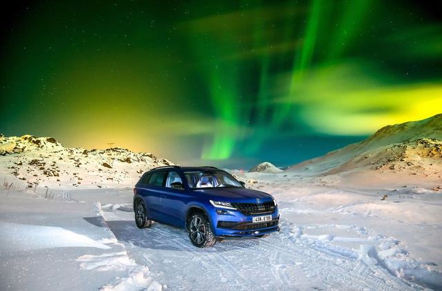 Skoda Kodiaq RS випробували за полярним колом - фото 314633