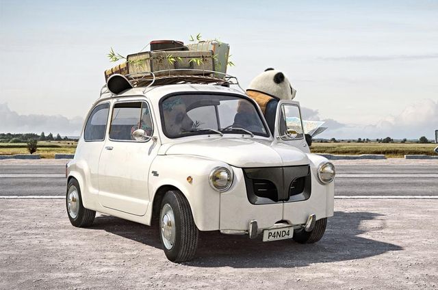 Цей художник перетворює класичні авто на тварин - фото 315161