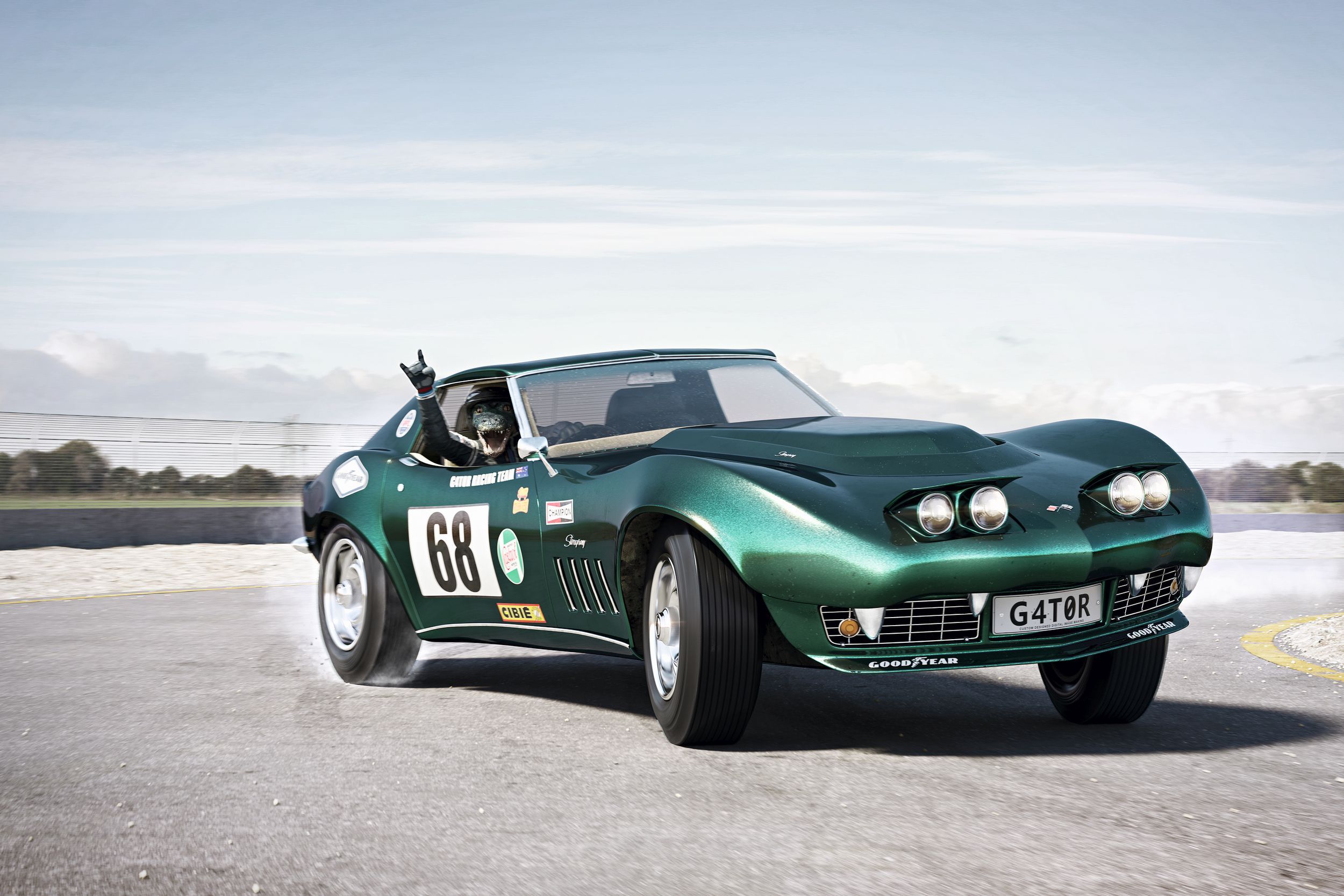 Цей художник перетворює класичні авто на тварин