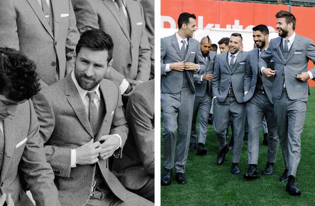 На стилі: футболісти Барселони знялися у крутій фотосесії - фото 316365