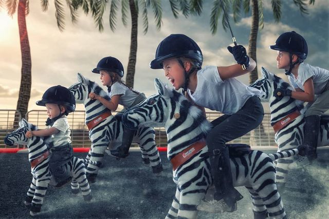 Креативний батько робить оригінальні знімки зі своїми дітьми - фото 316525