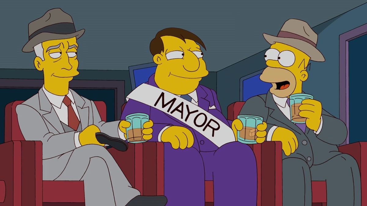 Мер Спрінгфілда з мультика Сімпсони - фото 1