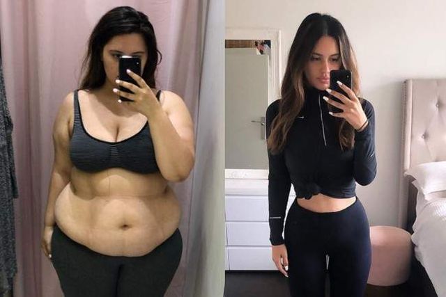 Дівчина скинула половину своєї ваги: фото до і після - фото 317263