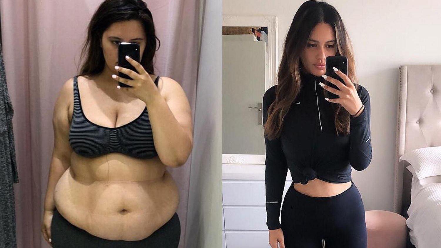 Дівчина скинула половину своєї ваги: фото до і після