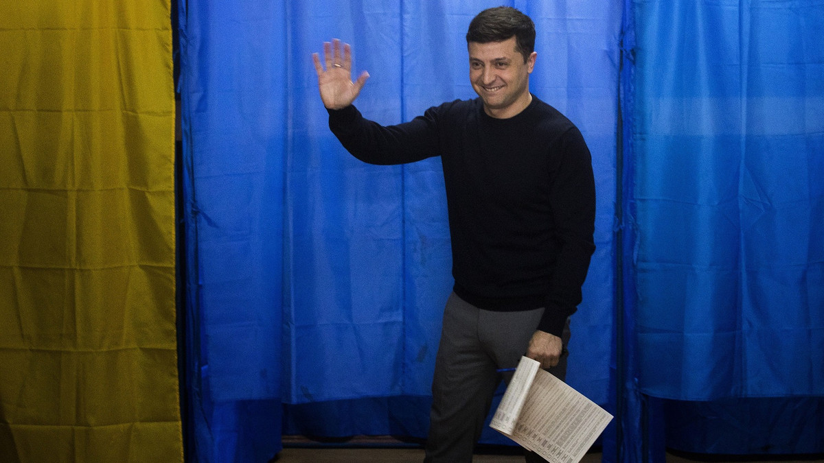 Володимир Зеленський на виборах - фото 1