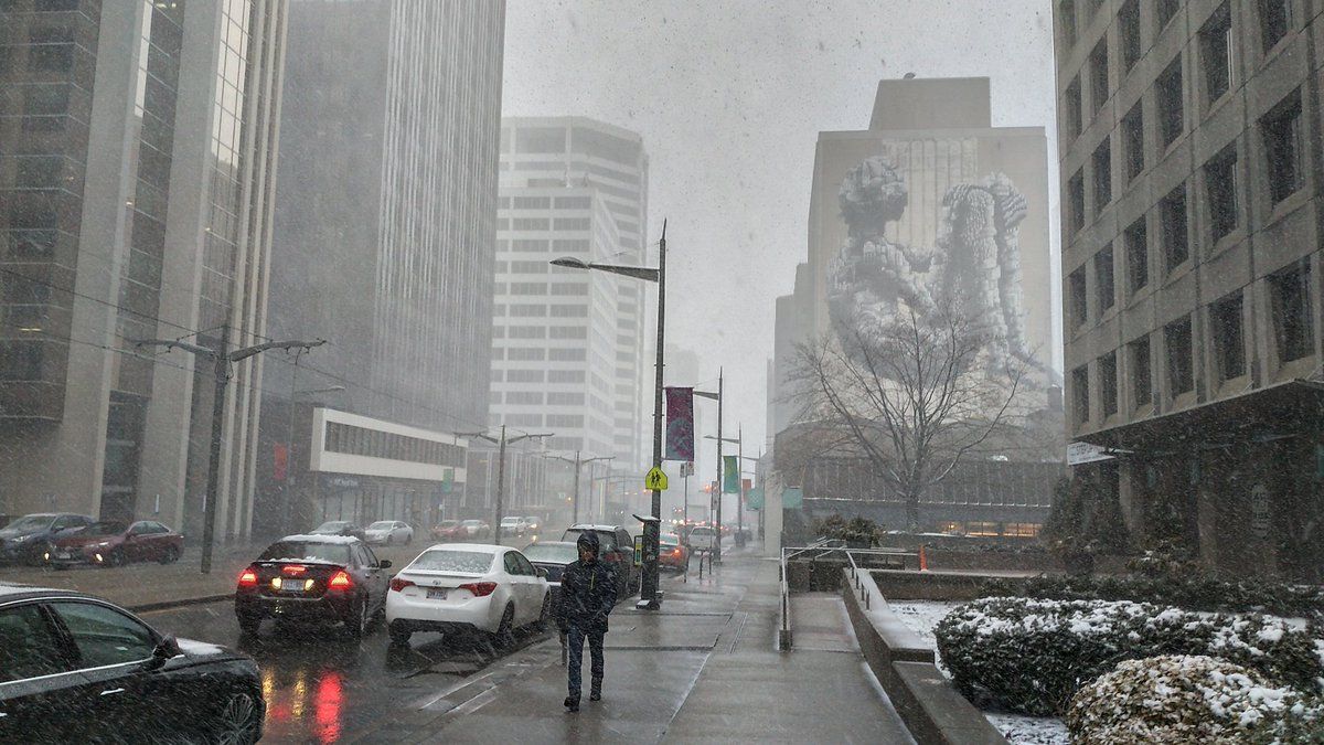 Торонто засипало снігом - фото 1