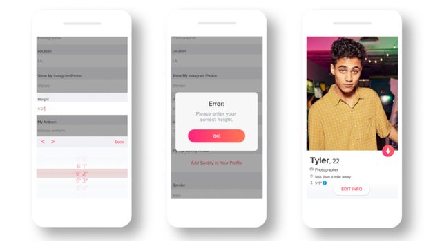 Сервіс знайомств Tinder вводить нову перевірку - фото 318124