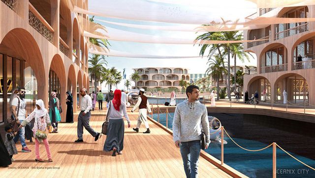 Як би виглядало сучасне місто на воді: бачення архітекторів - фото 319154