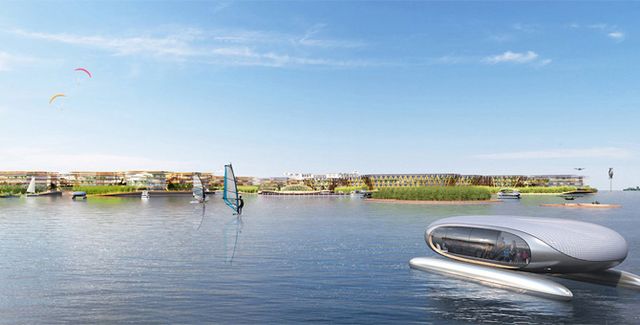 Як би виглядало сучасне місто на воді: бачення архітекторів - фото 319160