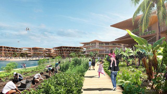 Як би виглядало сучасне місто на воді: бачення архітекторів - фото 319162