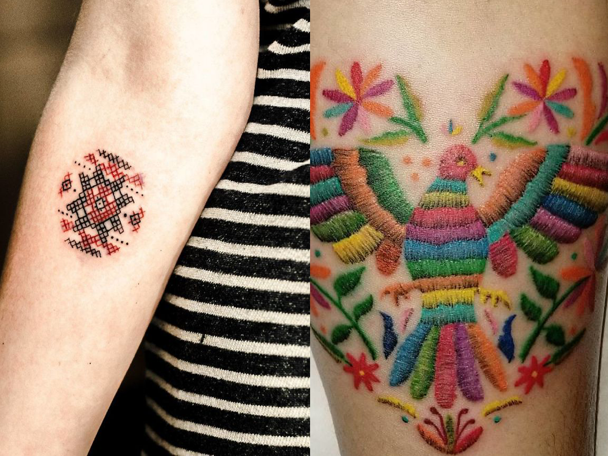 Тату-вишивки, які дивують своїм виглядом: фото