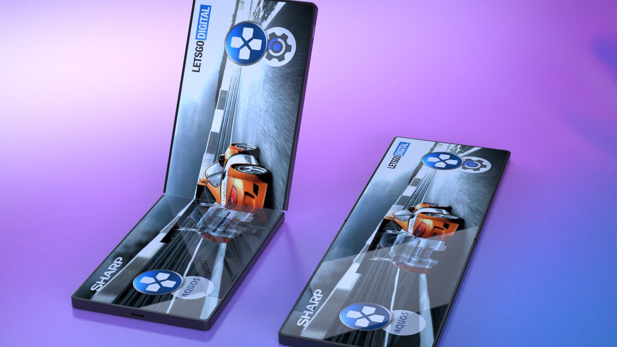 Sharp показав своє бачення гнучкого смартфона