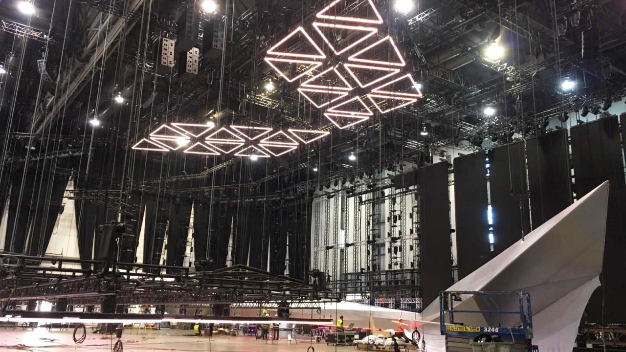 У Тель-Авіві почали монтувати сцену для Євробачення 2019: перші фото
