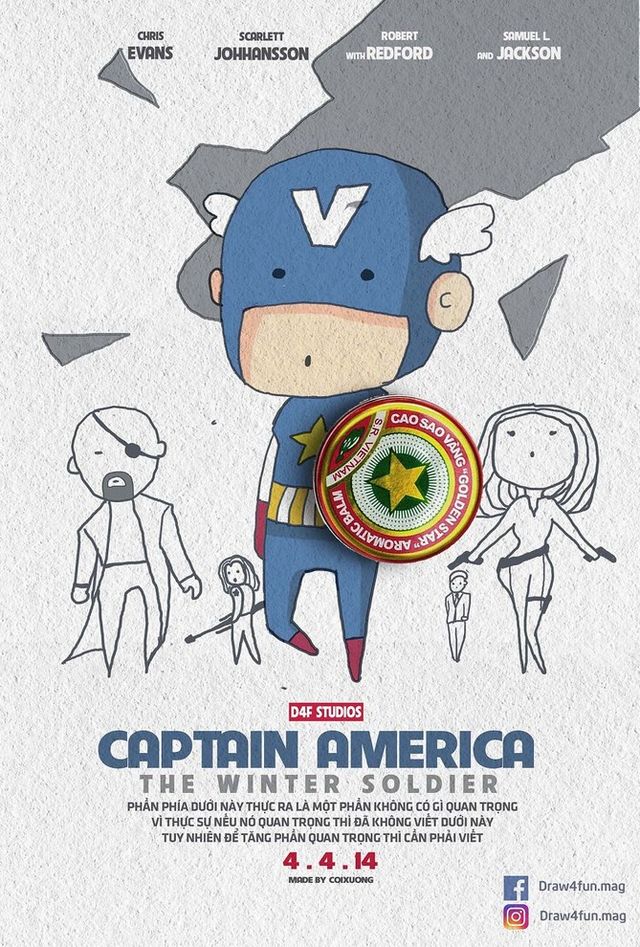 Художник створює кумедні постери з супергероями Marvel з підручних засобів - фото 321571