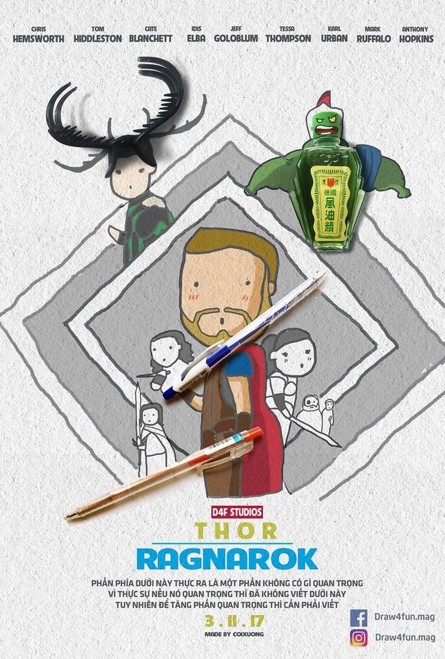 Художник створює кумедні постери з супергероями Marvel з підручних засобів - фото 321580