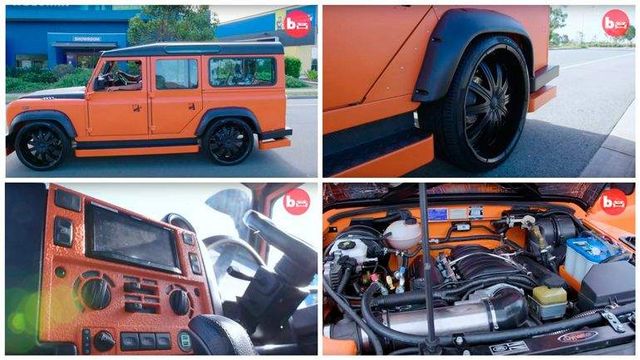 У мережі показали дивний тюнінг Land Rover Defender - фото 323482