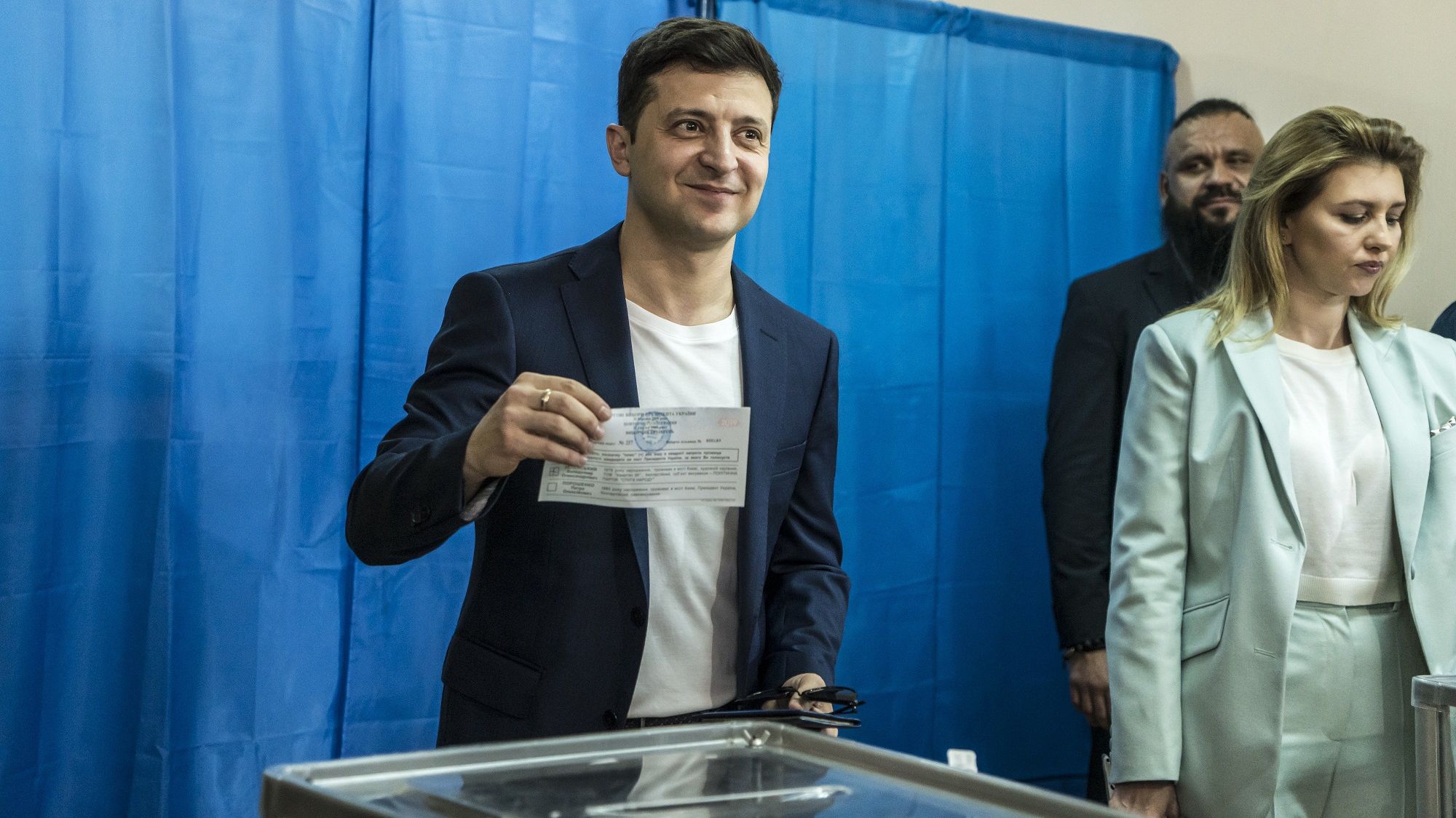 Володимир Зеленський на виборах - фото 1