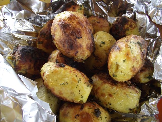 Картопля в маринаді на мангалі - фото 324053