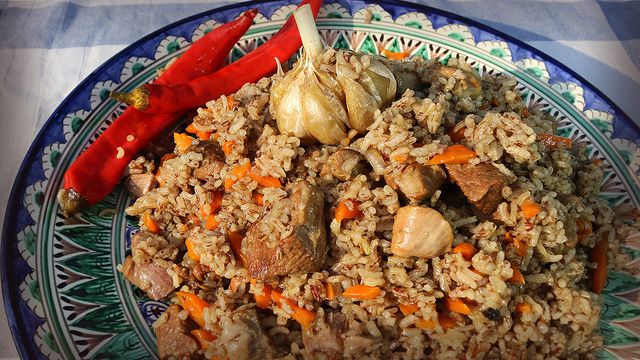 Справжній плов в казані на багатті- фото 324056