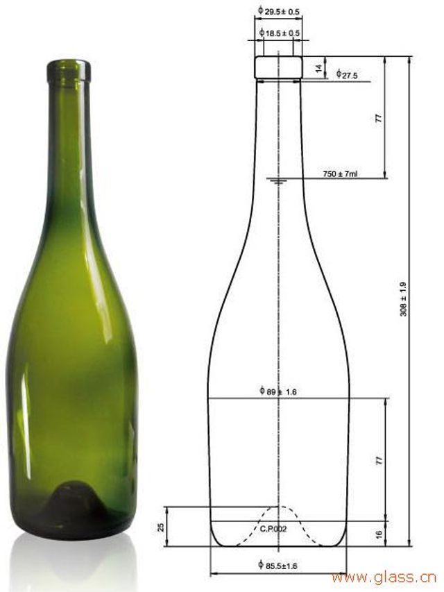 Стандартна пляшка вина- фото 324275