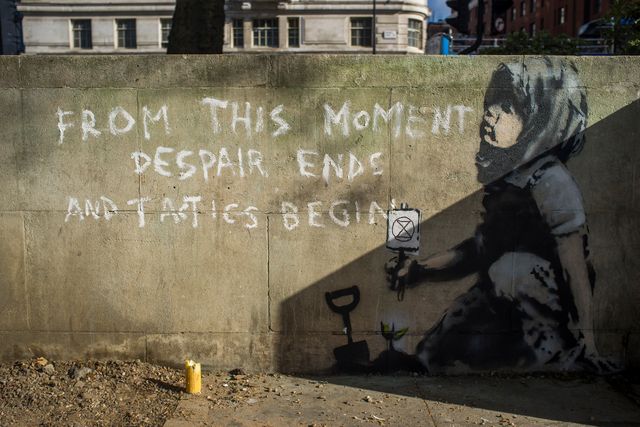 Новий малюнок Бенксі виявили у Лондоні - фото 324319