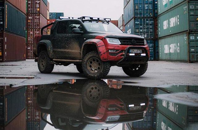 Volkswagen Amarok перетворили на широченний двометровий позашляховик - фото 325220