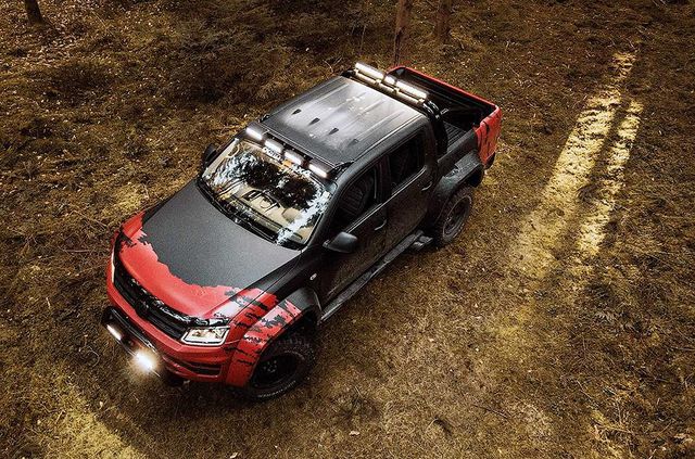 Volkswagen Amarok перетворили на широченний двометровий позашляховик - фото 325221