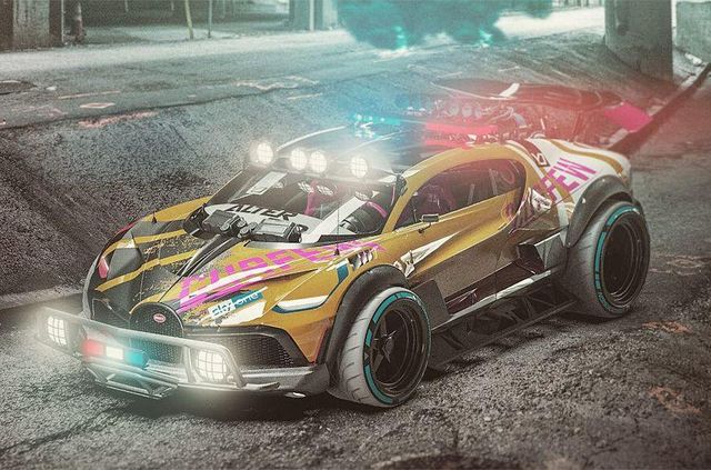 Bugatti Divo перетворили на позашляховик для апокаліпсиса - фото 325310