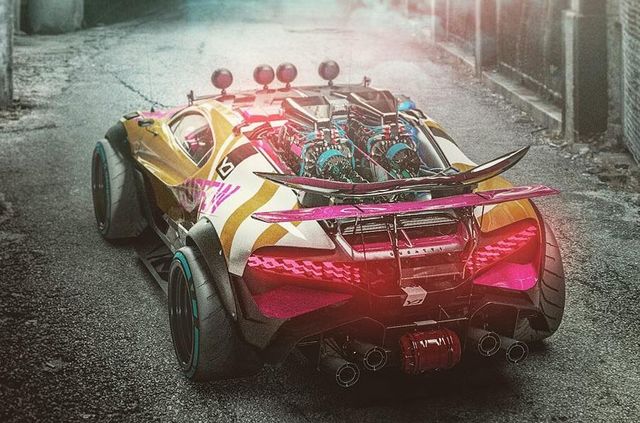 Bugatti Divo перетворили на позашляховик для апокаліпсиса - фото 325311