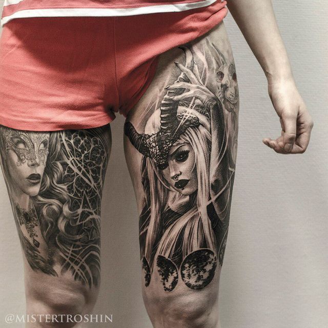 Епічні татуювання на ногах, які приковують погляд: фото - фото 328142