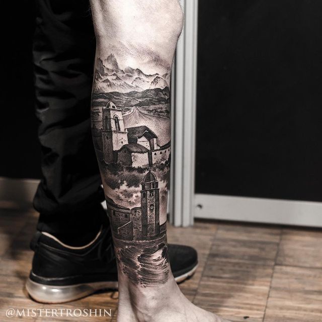 Епічні татуювання на ногах, які приковують погляд: фото - фото 328143