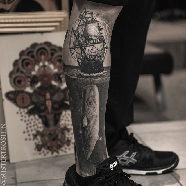 Епічні татуювання на ногах, які приковують погляд: фото - фото 328147