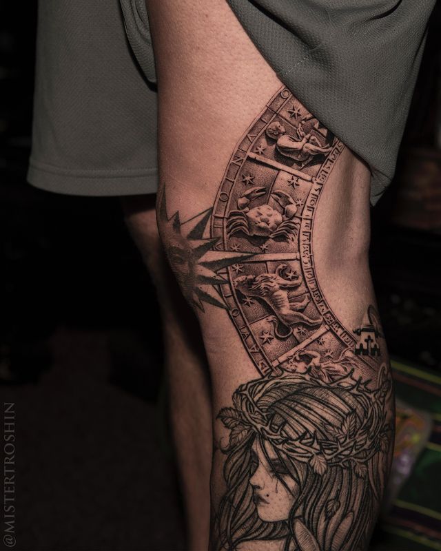 Епічні татуювання на ногах, які приковують погляд: фото - фото 328150