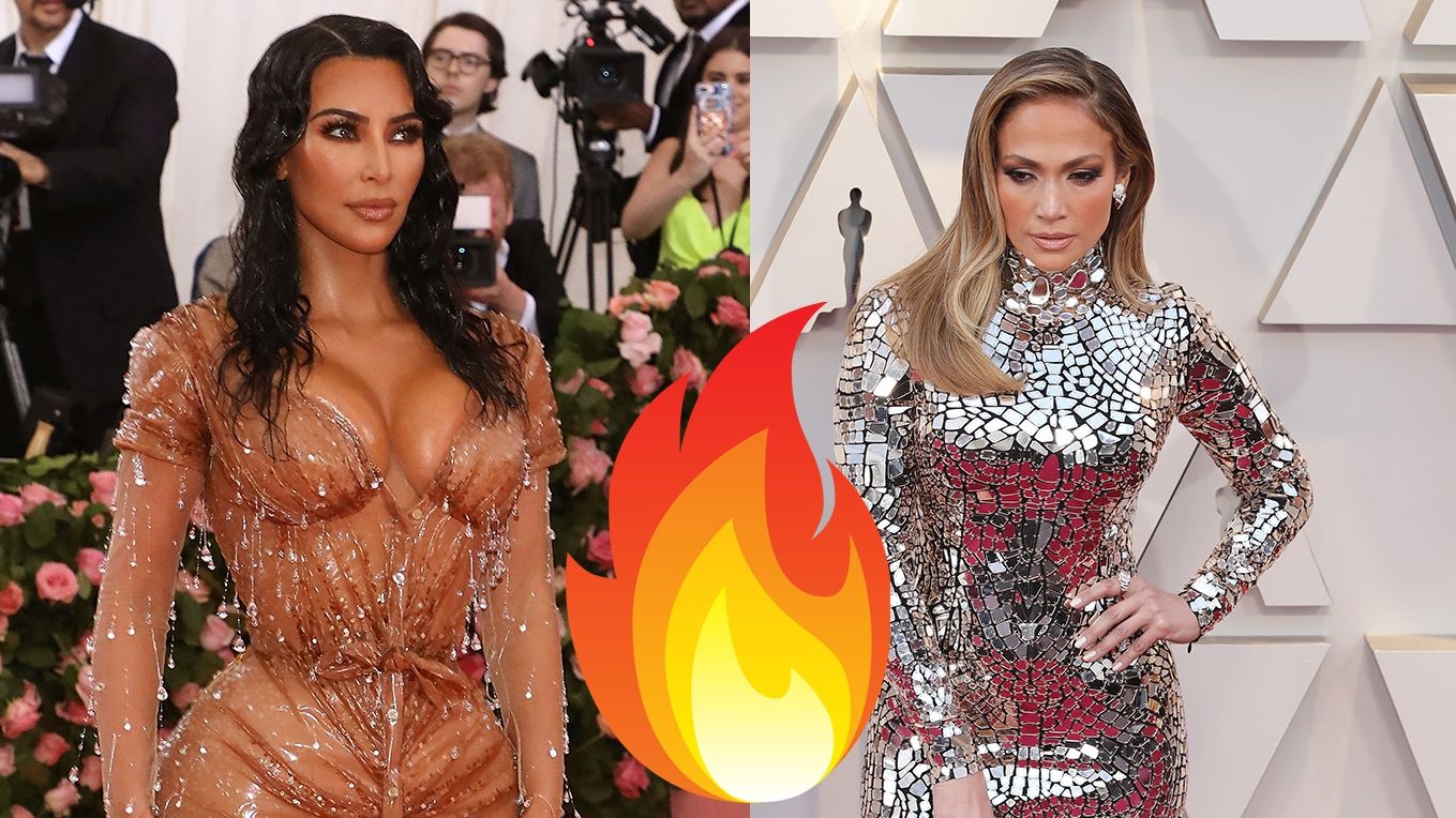 Гарячі Дженніфер Лопес і Кім Кардашян - фото 1