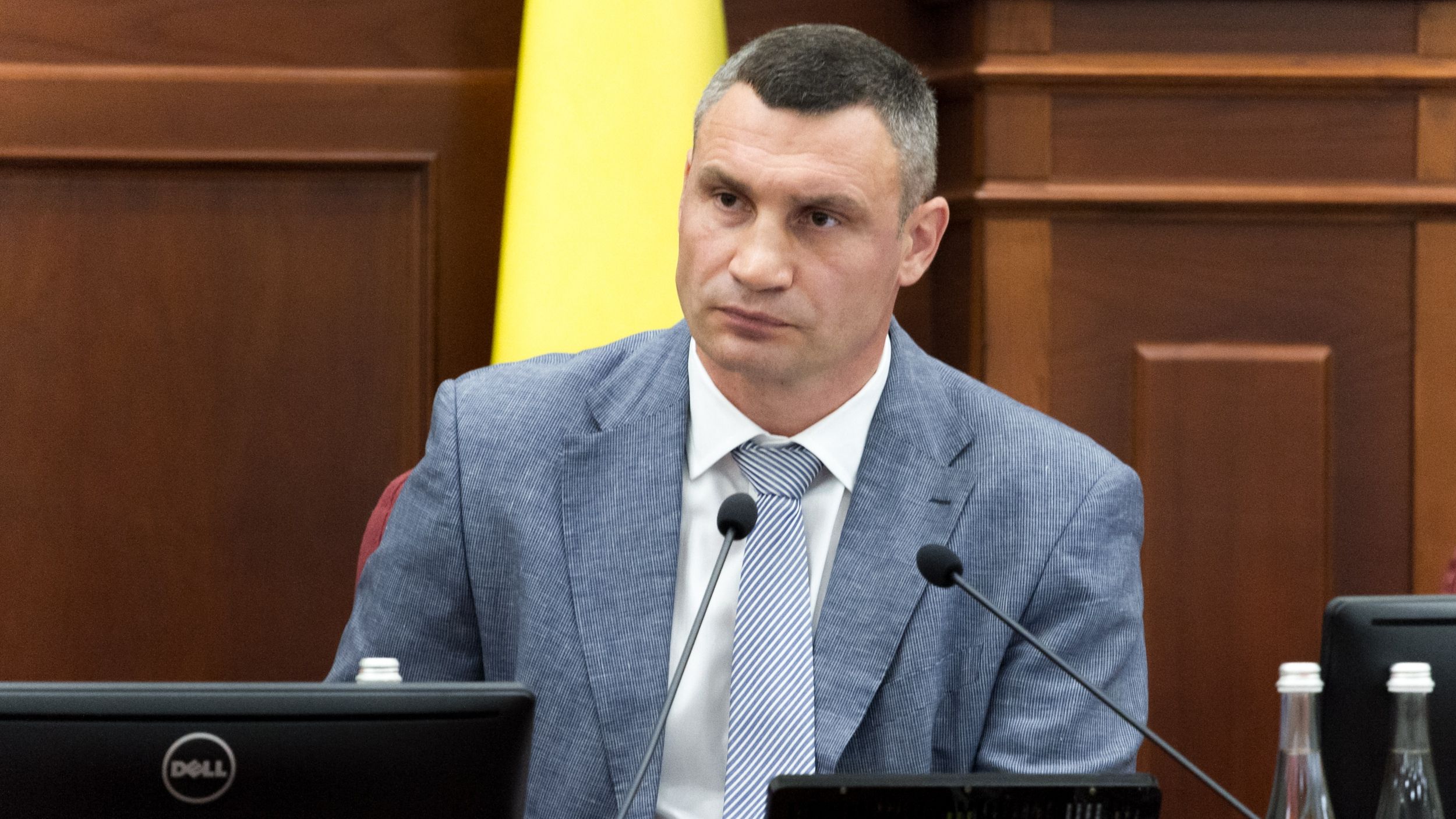 Віталій Кличко приїхав в Раду на інавгурацію на велосипеді: фото