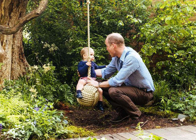 Дивіться, як королівська сім'я розважається в саду - фото 328901