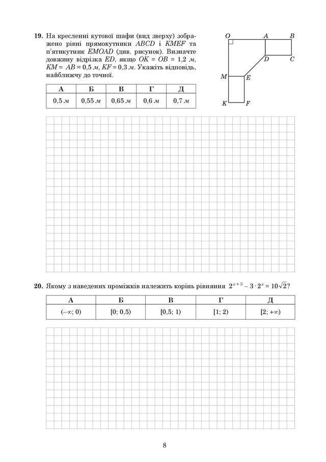 ЗНО 2019 з математики: оприлюднені завдання та задачі з тесту - фото 329204