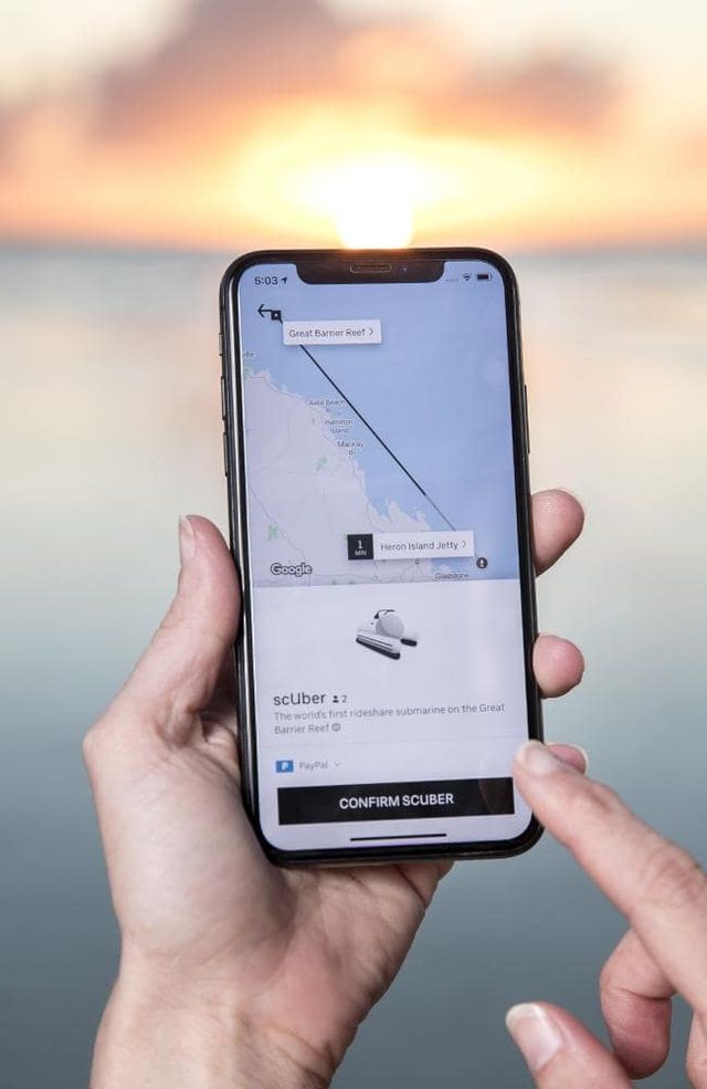 Uber запустить підводне 'таксі' в Австралії - фото 329823