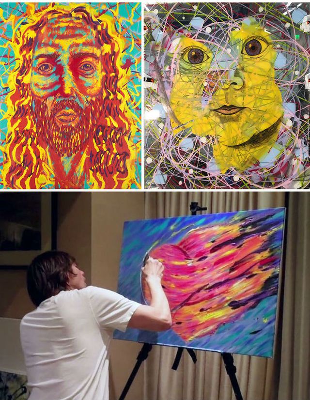 Рідкісні картини, намальовані знаменитостями - фото 330031