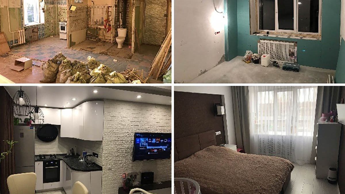 Хлопець перетворив хрущовку на шикарну квартиру-студію