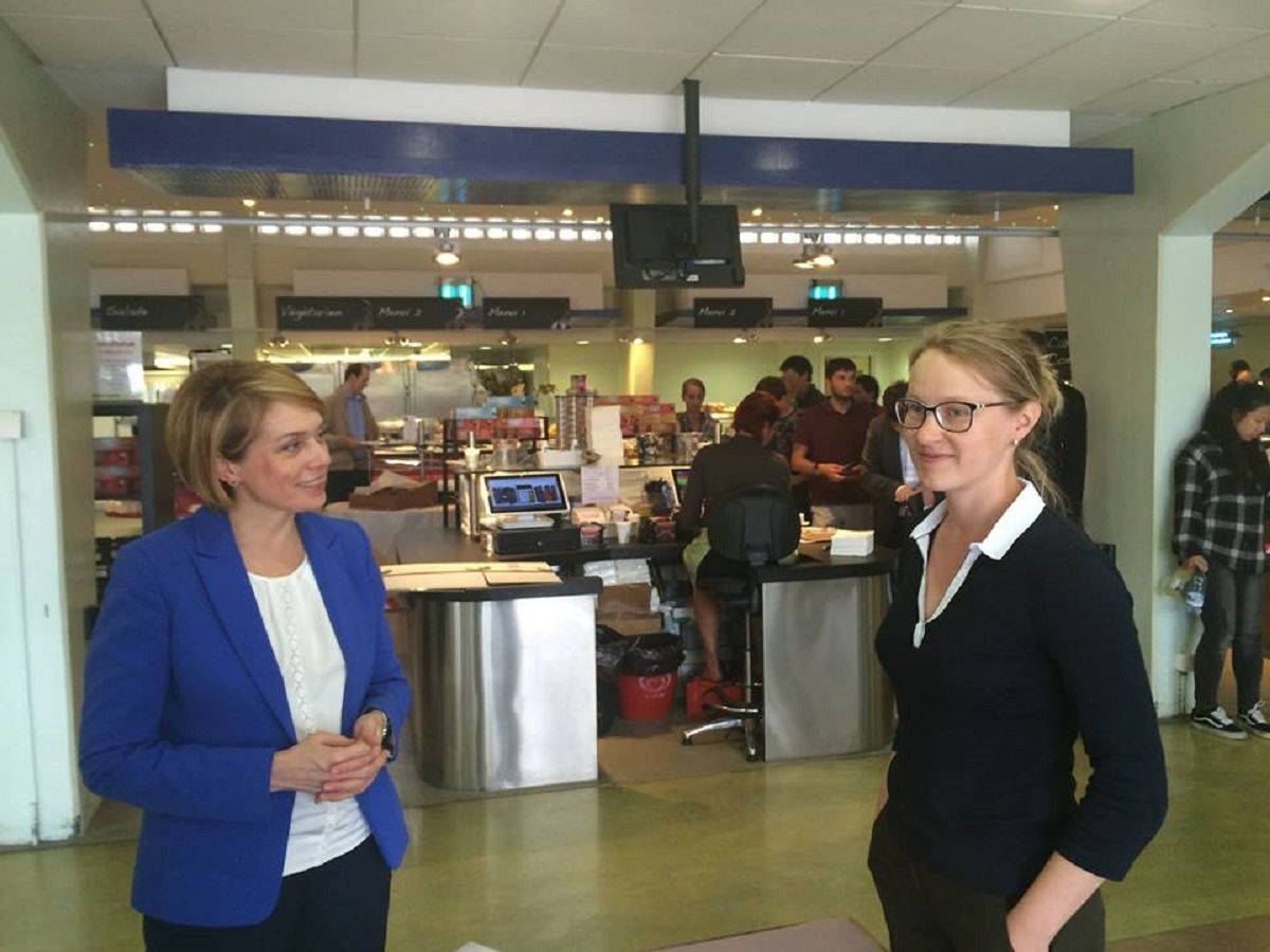 Леся Щуцька та глава Міносвіти Лілія Гриневич - фото 1