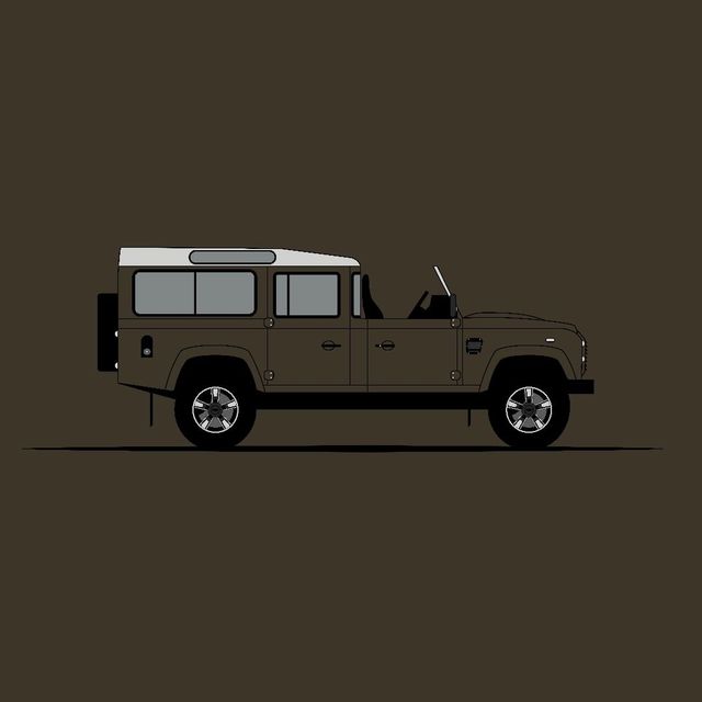 Для фанатів Land Rover Defender: дизайнер показав понад три сотні крутих артів - фото 331219